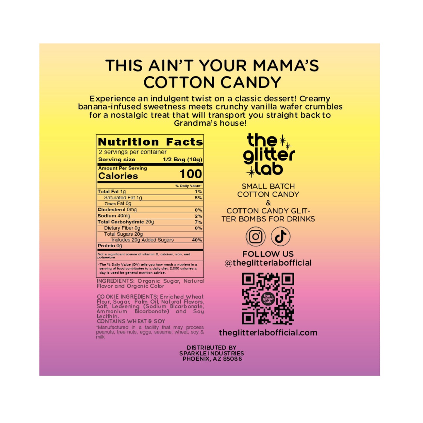 Banana Pudding Cotton Candy