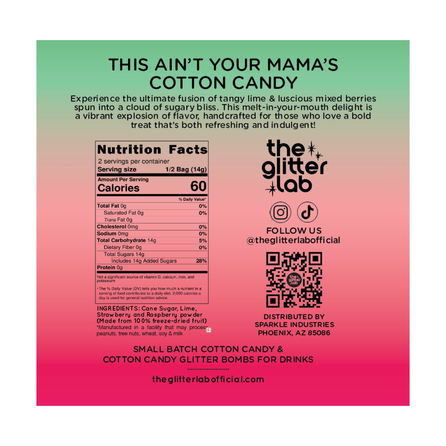 Berry Limeade Cotton Candy