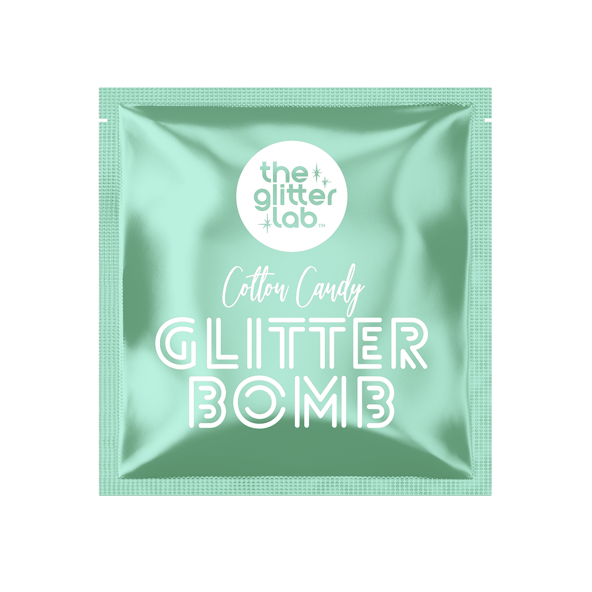 Glow Green Glitter Bomb Pouch