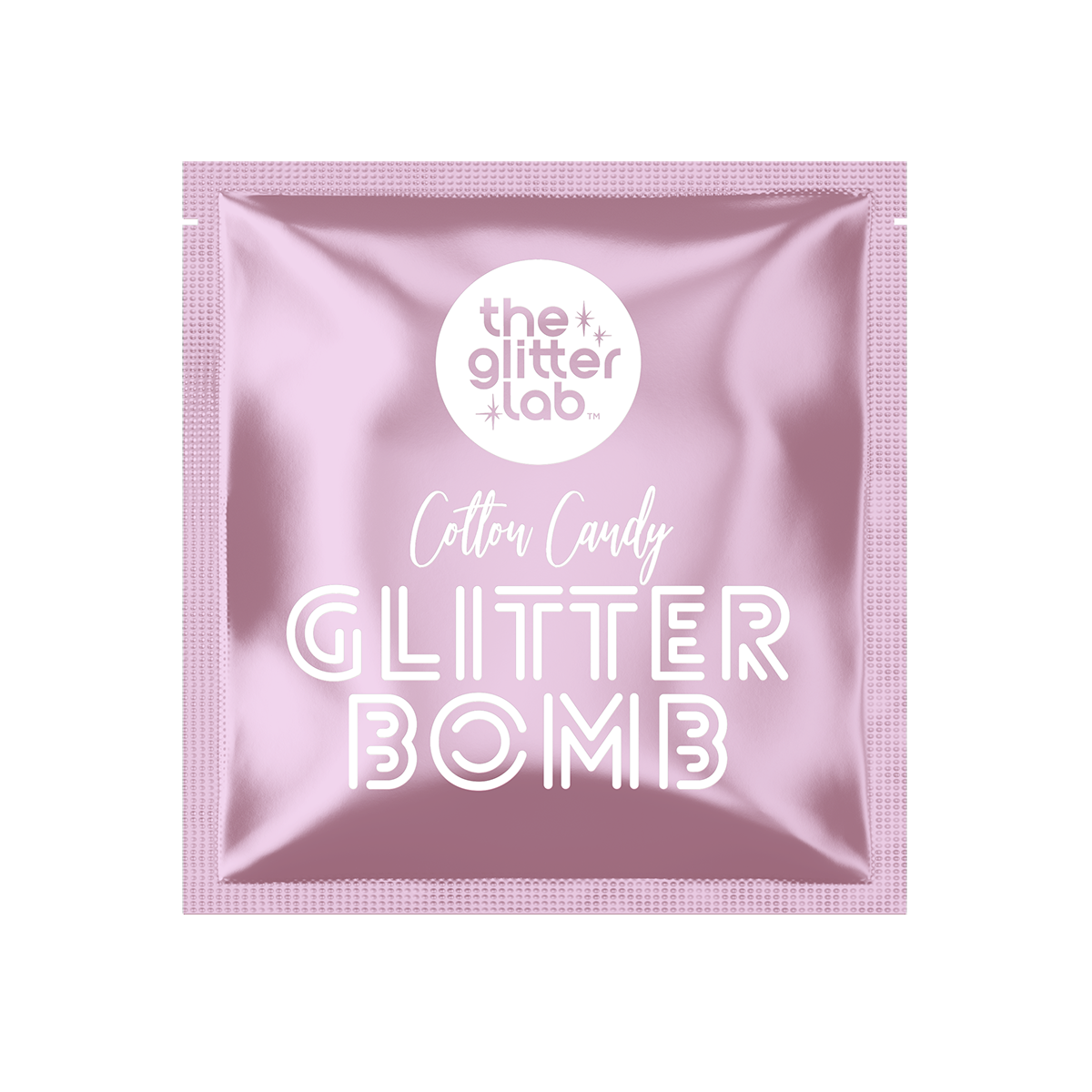 Glow Pink Glitter Bomb Pouch