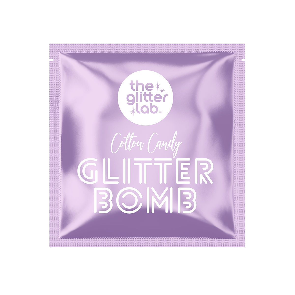 Glow Purple Glitter Bomb Pouch