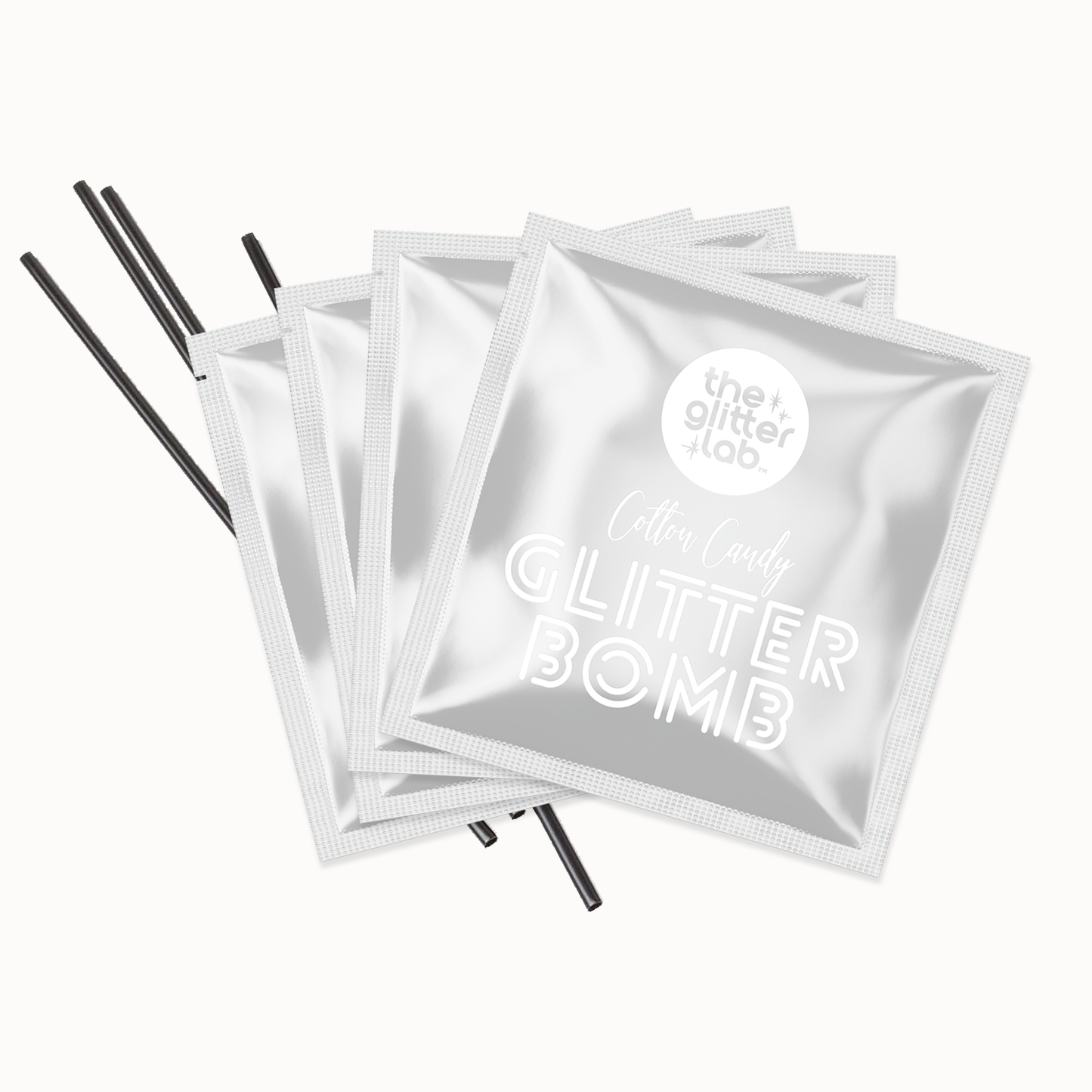 Silver Glitter Bombs