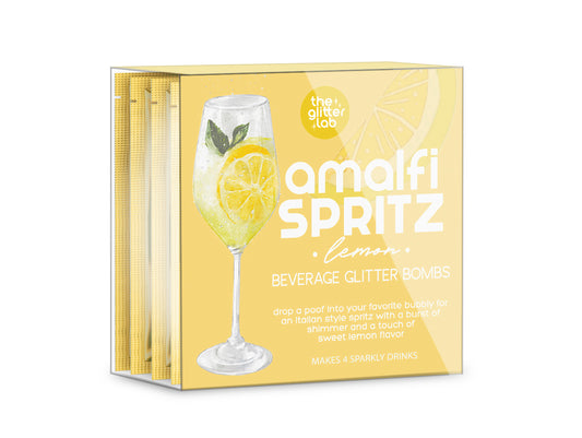 Amalfi Spritz Glitter Bomb for Prosecco & Bubbly | Lemon