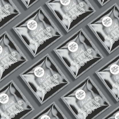 Black Party Pack Glitter Bombs - Set of 20