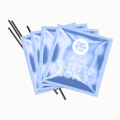 Blue Glitter Bombs