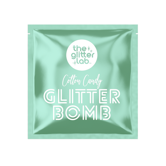 Glow Green Glitter Bomb Pouch