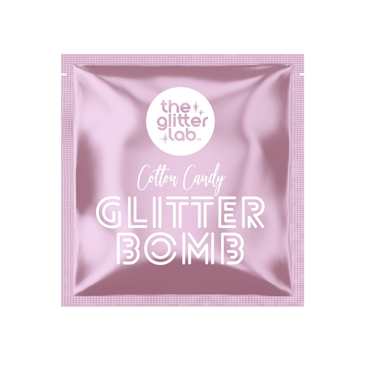 Glow Pink Glitter Bomb Pouch
