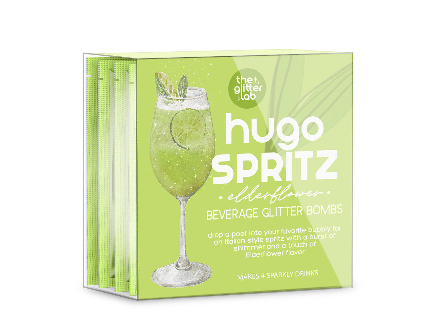 Hugo Spritz Glitter Bomb for Prosecco & Bubbly | Elderflower