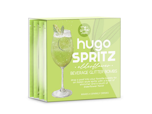Hugo Spritz Glitter Bomb for Prosecco & Bubbly | Elderflower