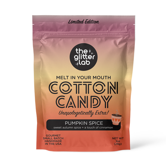 Pumpkin Spice Gourmet Cotton Candy - Small Batch Dessert Treat
