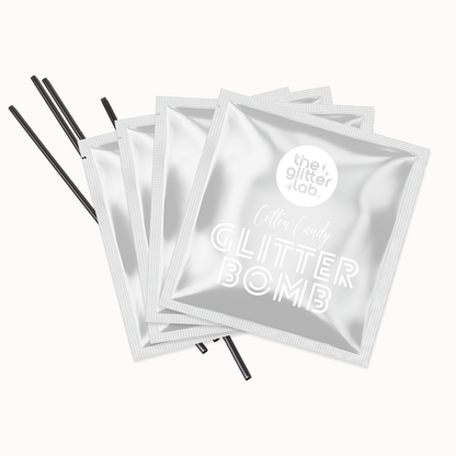 Silver Glitter Bombs