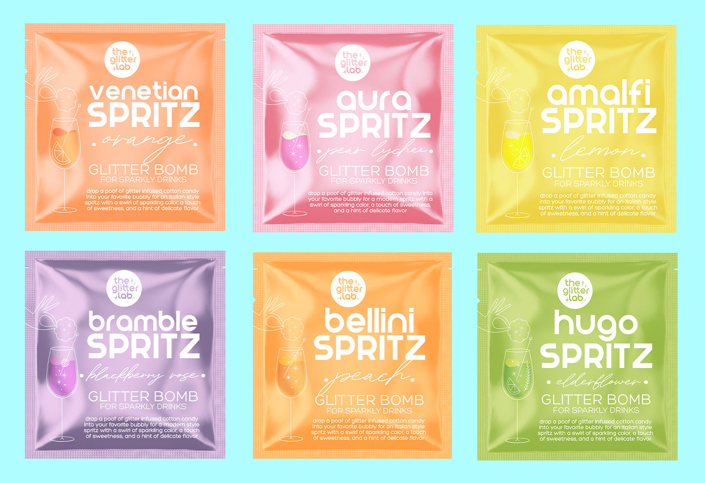 Spritz Variety Party Pack Glitter Bombs - Set of 20
