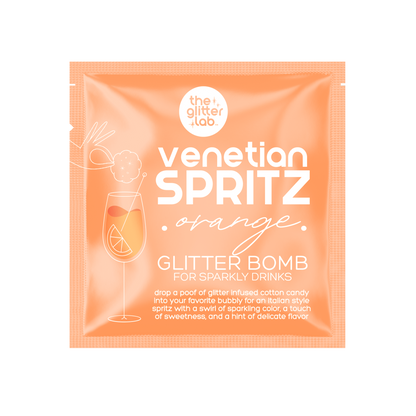 Venetian Spritz Glitter Bomb for Prosecco & Bubbly | Orange
