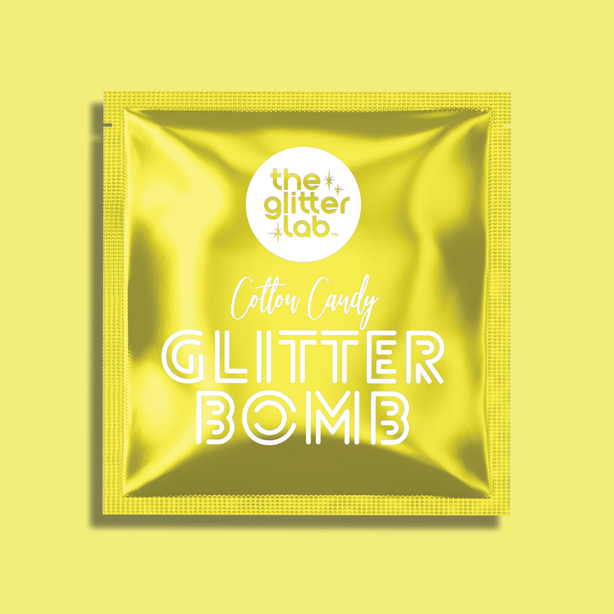 Yellow Glitter Bombs - Set of 20