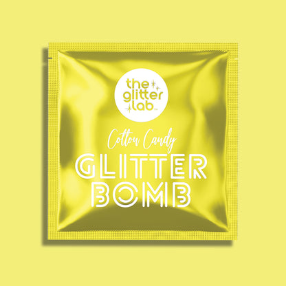 Yellow Glitter Bombs - Set of 20